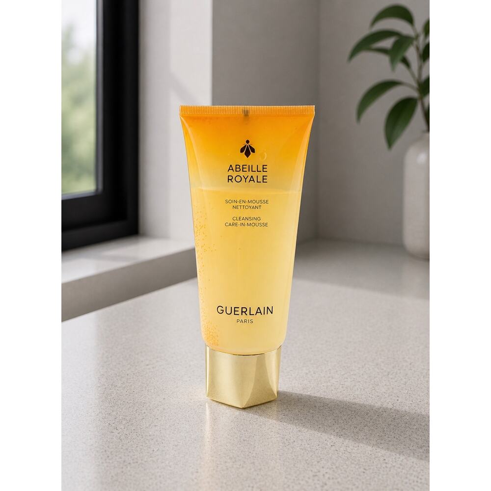 $95 New Guerlain Abeille Royale Cleansing Mousse 175ml Face Wash Luxury Skincare